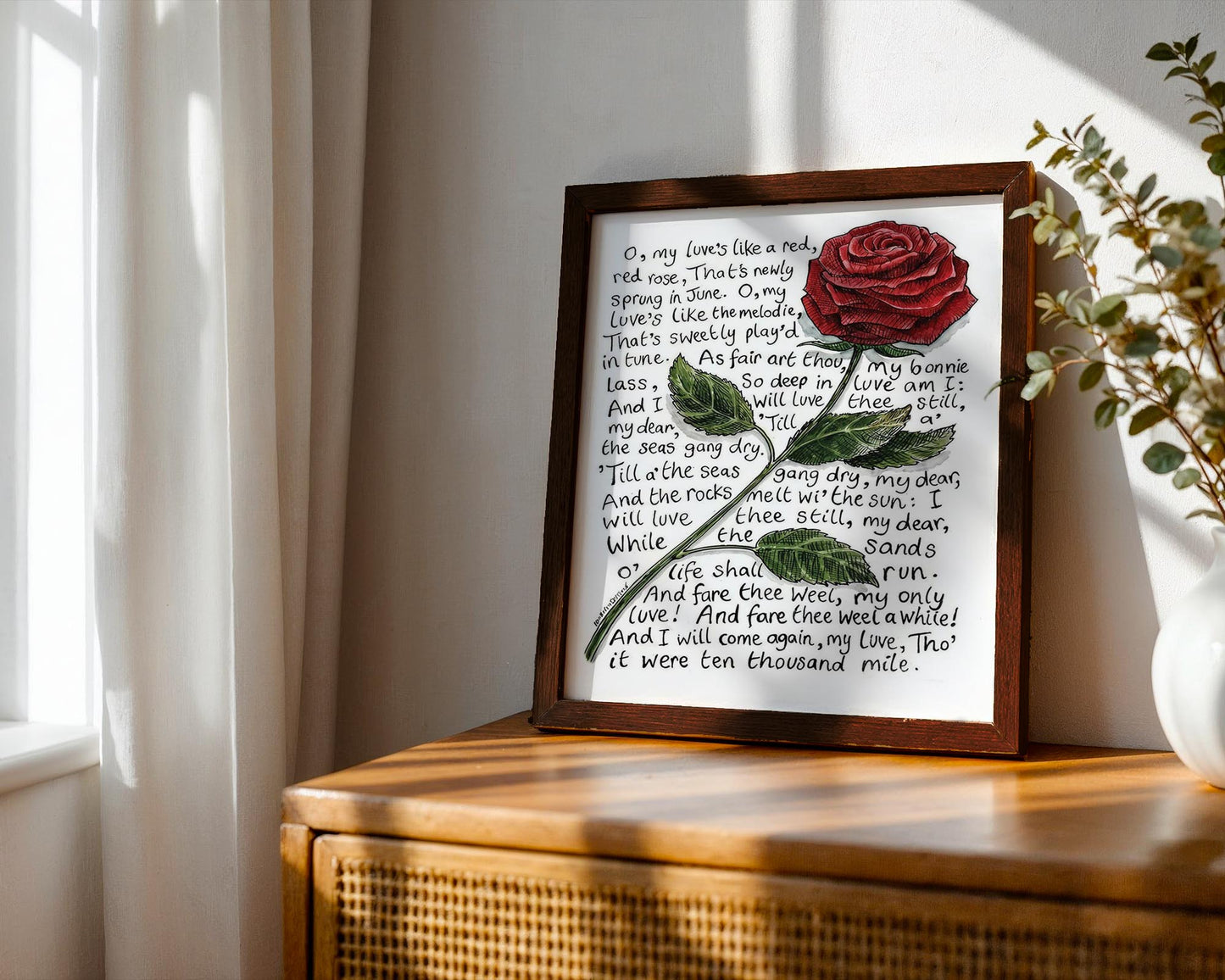 Rabbie Burns - My Luve's like a Red Red Rose
