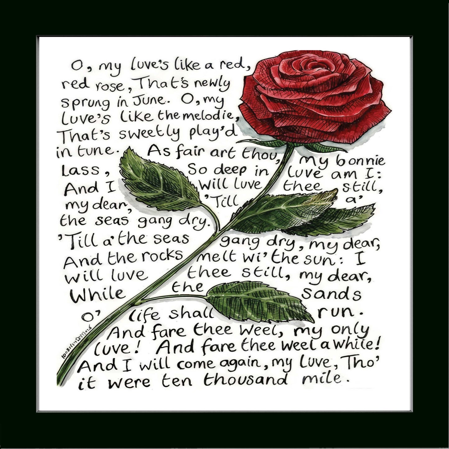 Rabbie Burns - My Luve's like a Red Red Rose