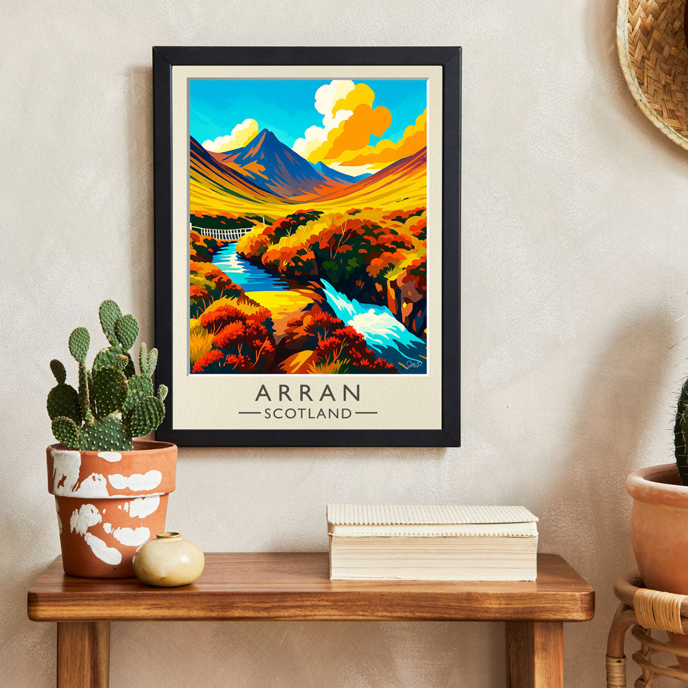 Vintage Travel Poster — Arran, Scotland