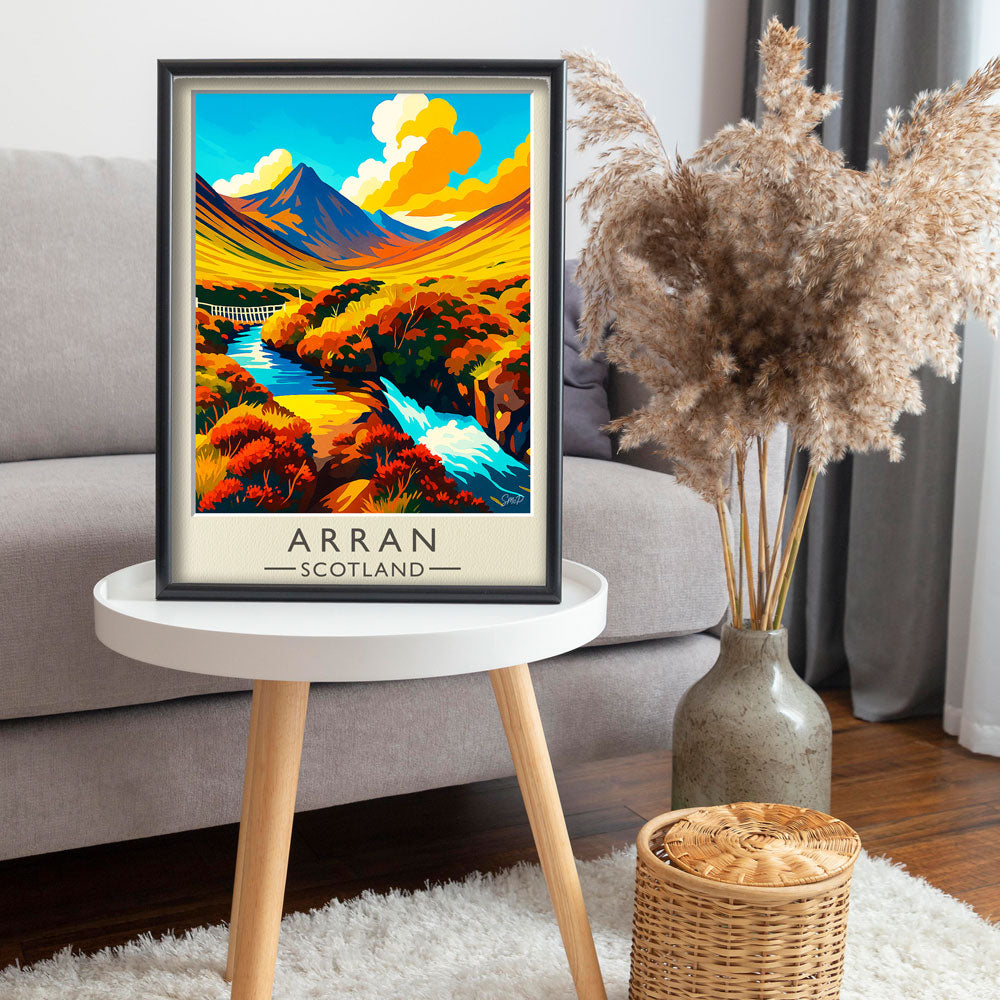 Vintage Travel Poster — Arran, Scotland