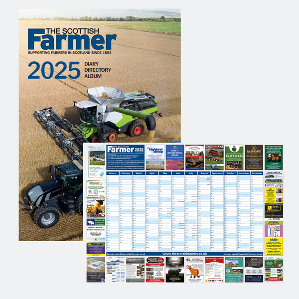 The Scottish Farmer Diary & Wallplanner Bundle 2025