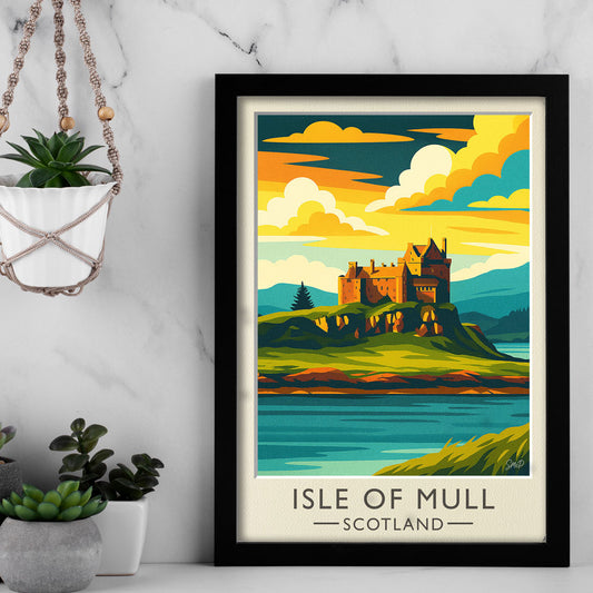 Vintage Travel Poster — Isle of Mull, Scotland