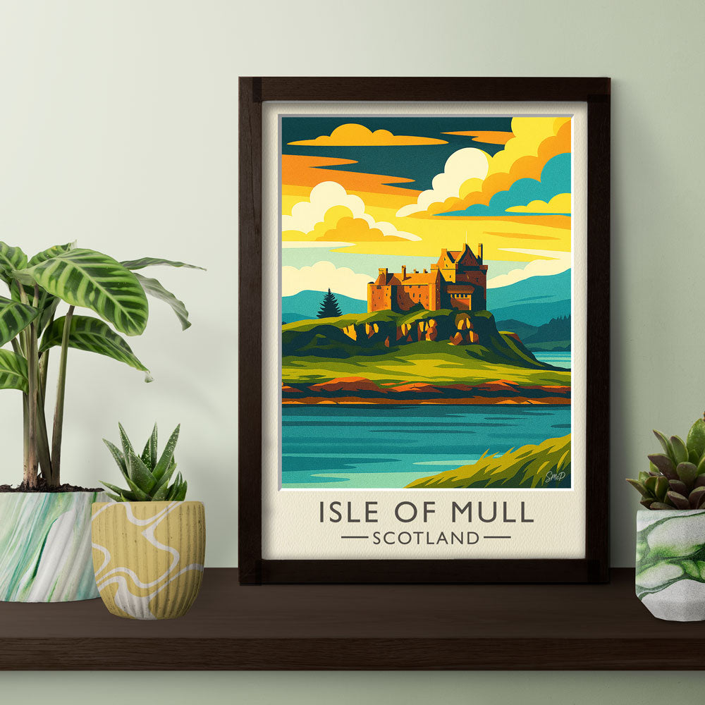Vintage Travel Poster — Isle of Mull, Scotland