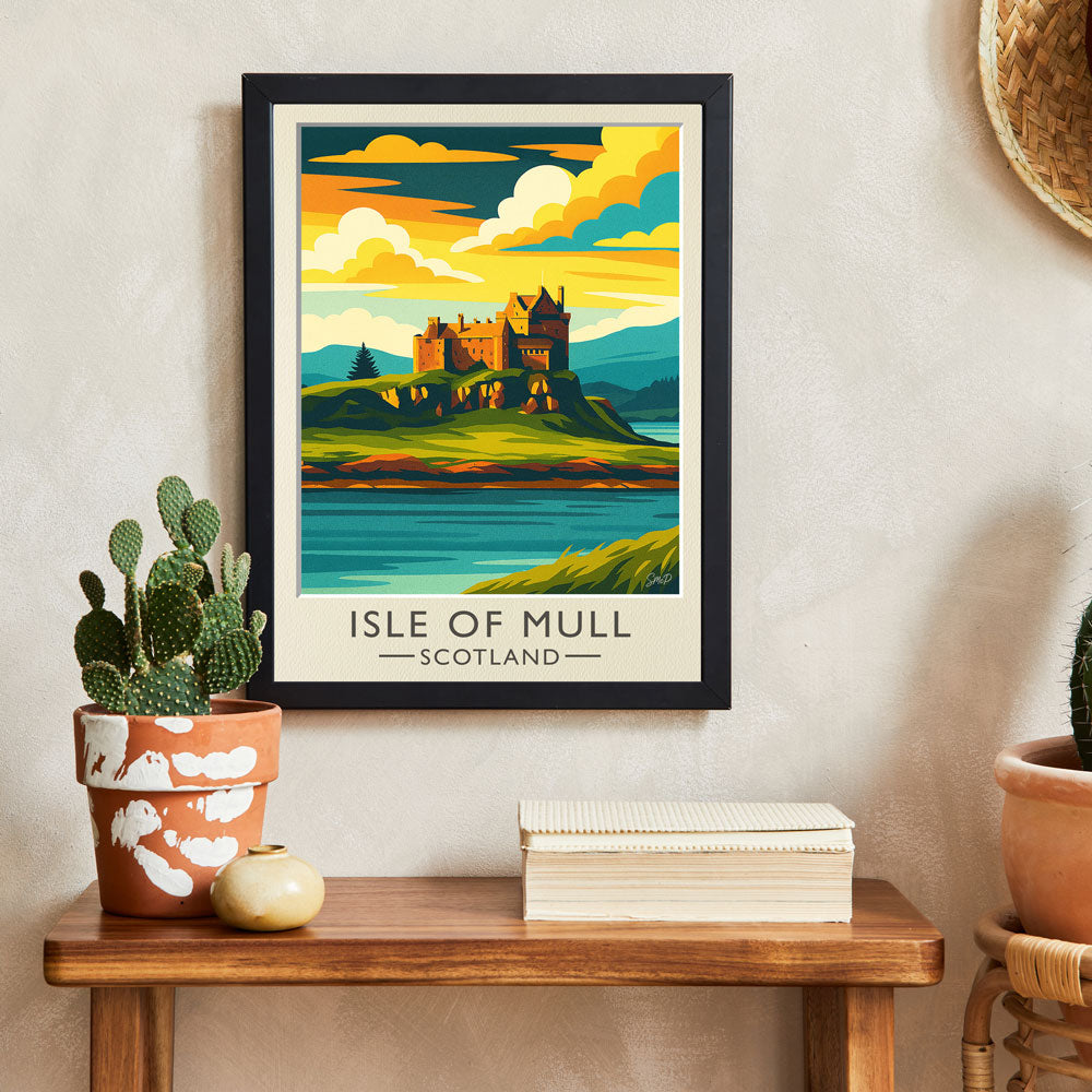 Vintage Travel Poster — Isle of Mull, Scotland