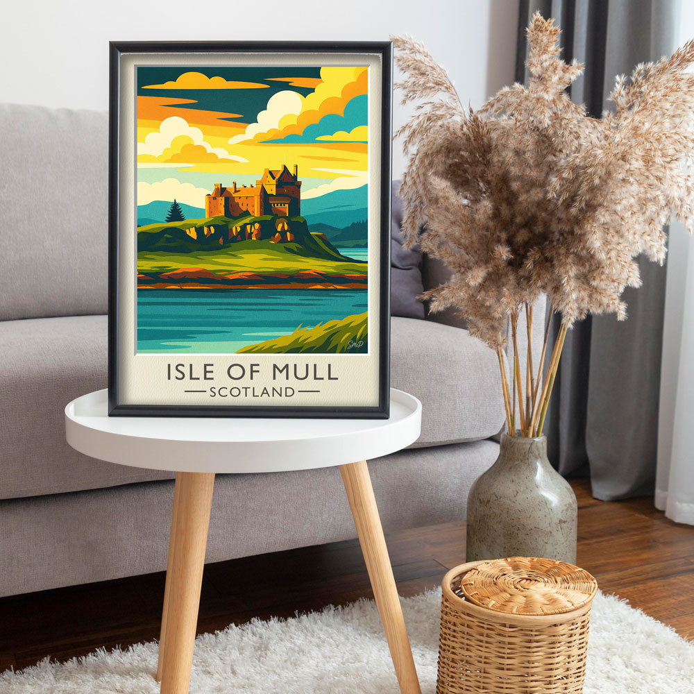 Vintage Travel Poster — Isle of Mull, Scotland