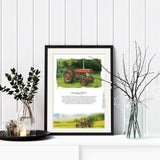 Vintage Tractor Poster — Massey Ferguson (MF) 135