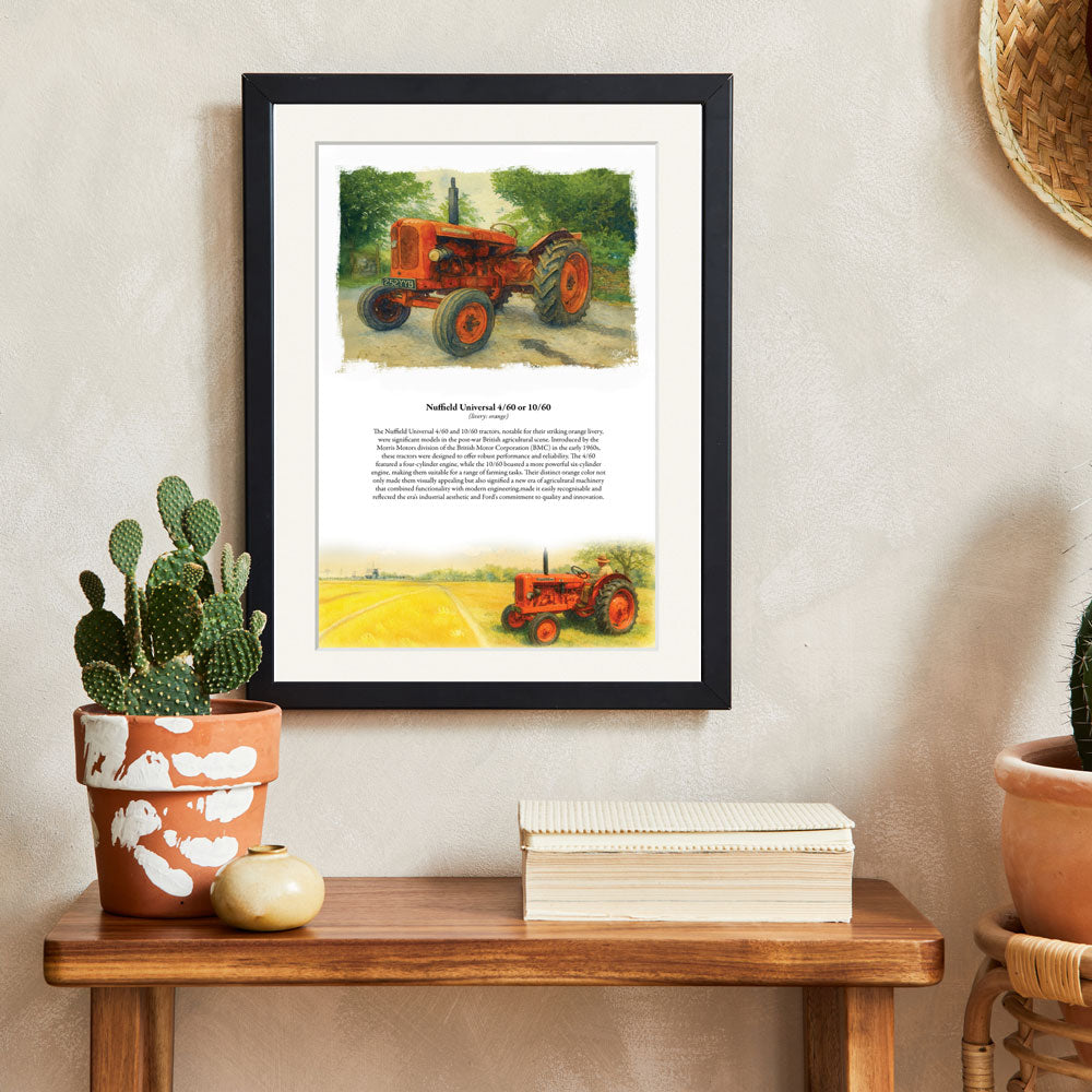 Vintage Tractor Poster — Nuffield 4/60