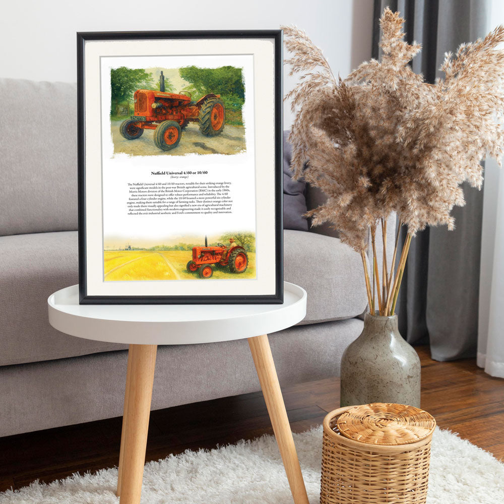 Vintage Tractor Poster — Nuffield 4/60