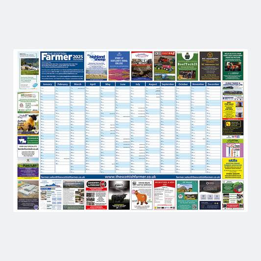 2025 Wallplanner The Scottish Farmer