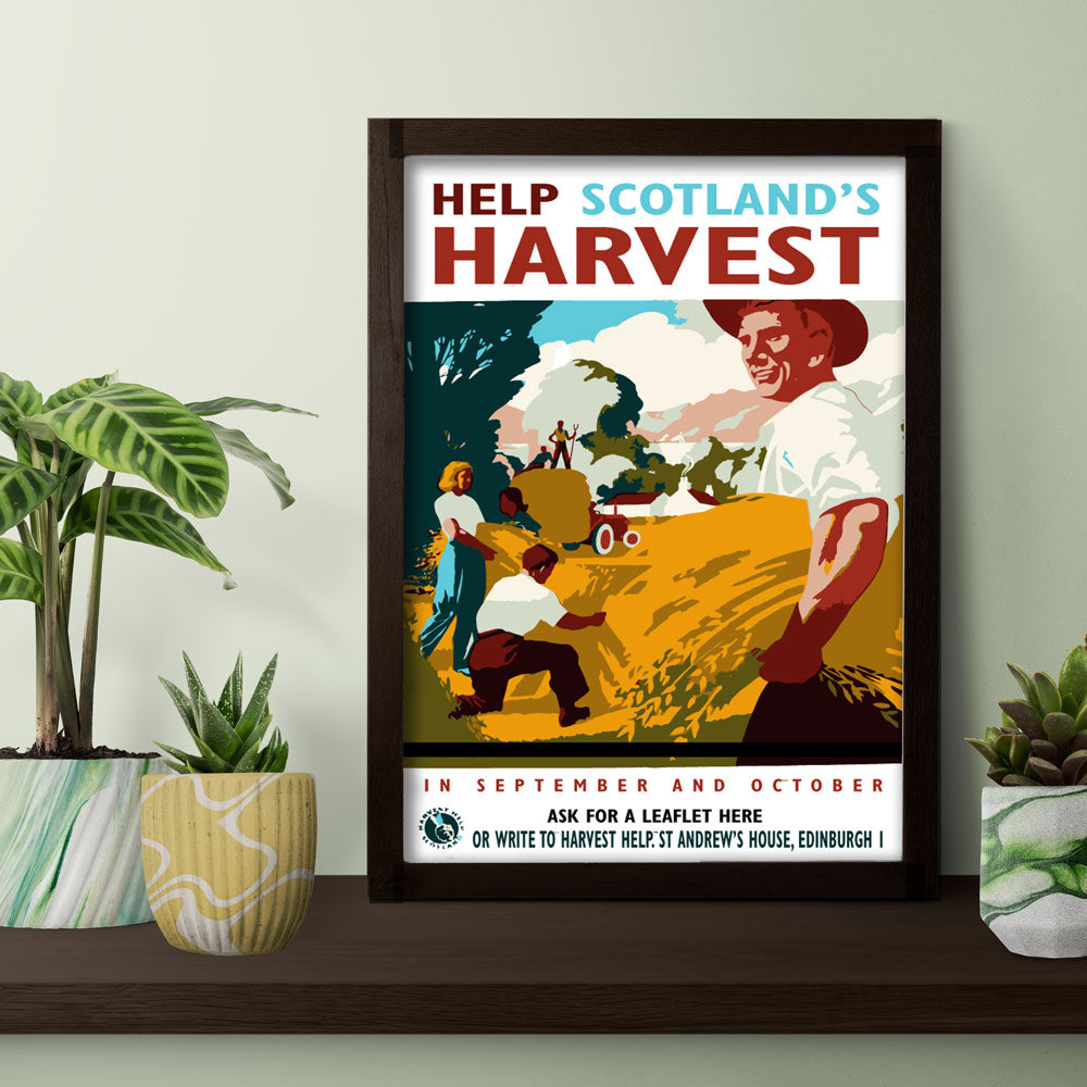 Help Scotland’s Harvest – Vintage Poster