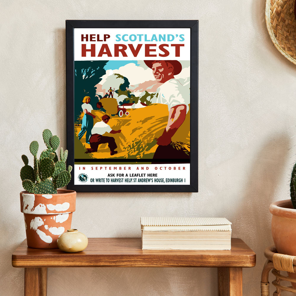 Help Scotland’s Harvest – Vintage Poster