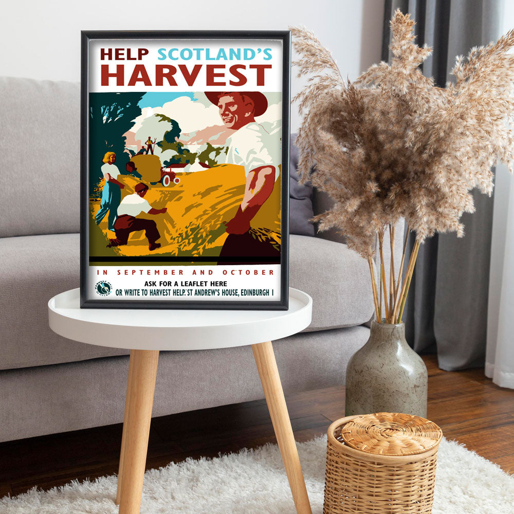 Help Scotland’s Harvest – Vintage Poster