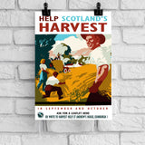 Help Scotland’s Harvest – Vintage Poster