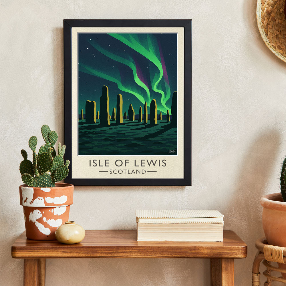 Vintage Travel Poster — Isle of Lewis, Scotland